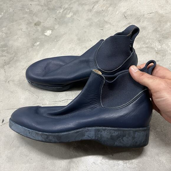 RM WILLIAMS Marc Newson Blue Leather Yard Boot 365 Chelsea Boot US 8 - Picture 1 of 9